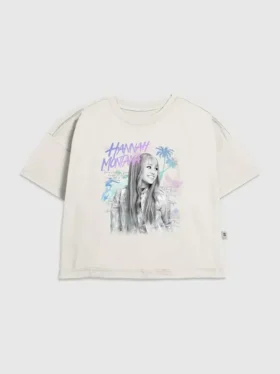 Camiseta infantil con estampado «Beach Vibes» de Hannah Montana