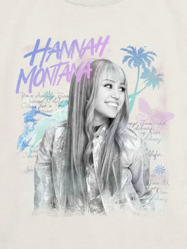 Camiseta infantil con estampado «Beach Vibes» de Hannah Montana