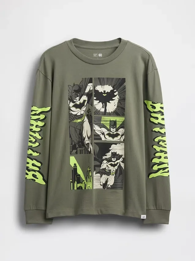 Camiseta infantil con estampado DC™ de corte holgado