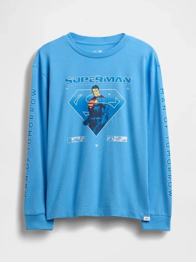 Camiseta infantil con estampado DC™ de corte holgado
