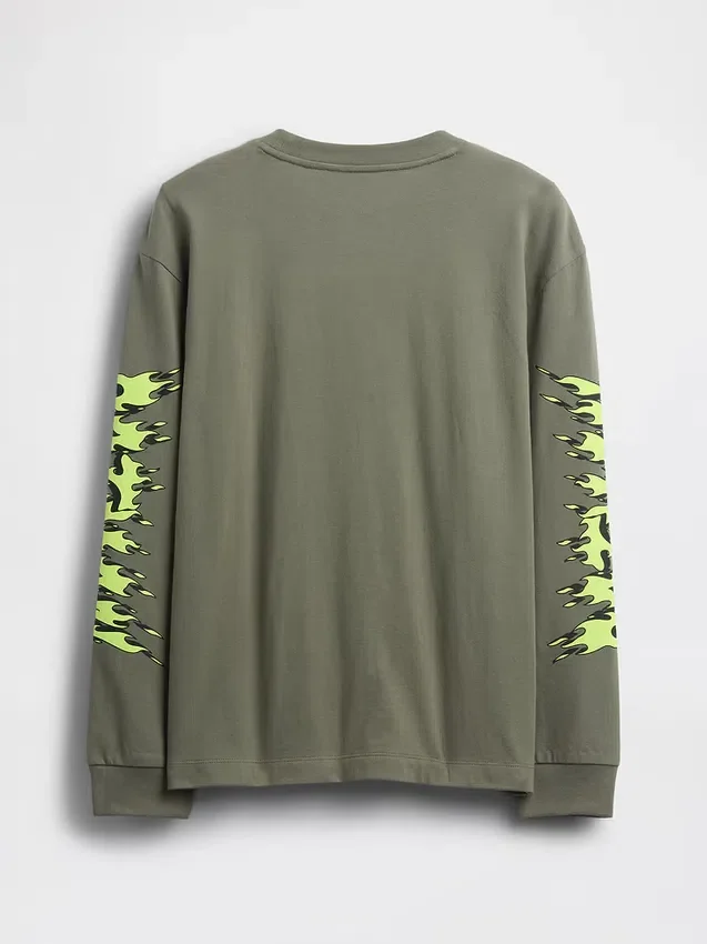 Camiseta infantil con estampado DC™ de corte holgado