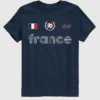 Camiseta infantil con estampado de camiseta de fútbol de Francia