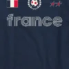 Camiseta infantil con estampado de camiseta de fútbol de Francia