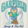 Camiseta infantil con estampado de Garfield jugando al golf