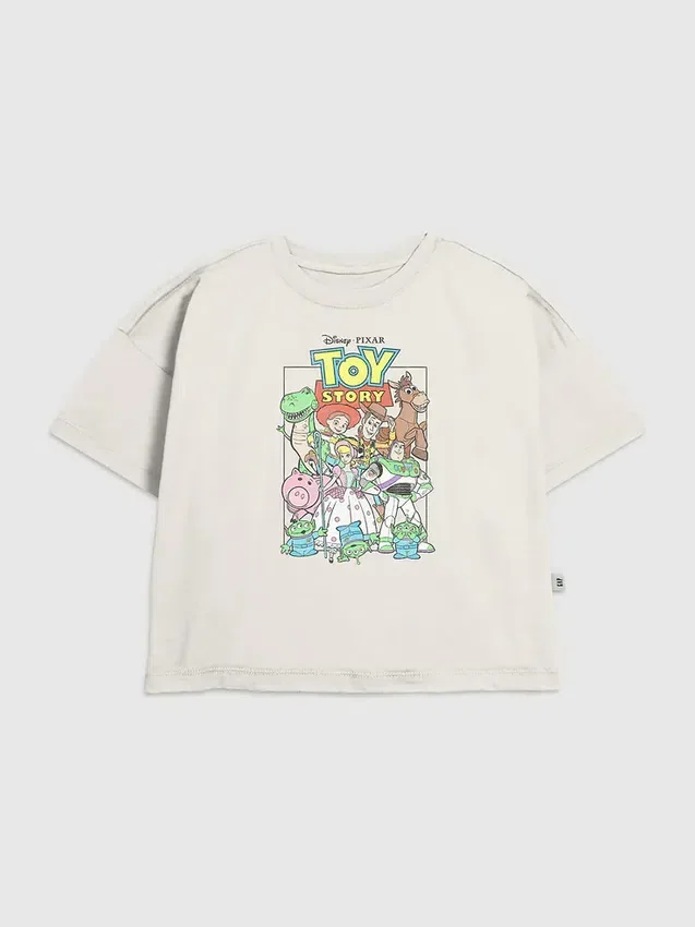 Camiseta infantil con estampado de grupo «Toy Story» de estilo vintage