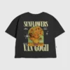 Camiseta infantil con estampado de los girasoles de Van Gogh