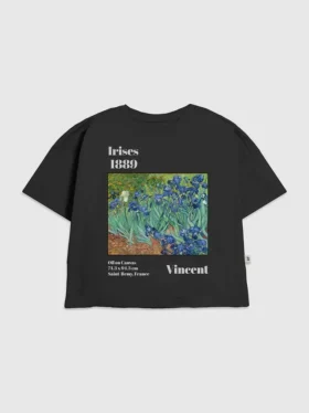 Camiseta infantil con estampado de «Los lirios» de Van Gogh