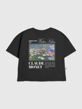 Camiseta infantil con estampado de «Los nenúfares» de Monet