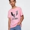 Camiseta infantil con estampado de Messi