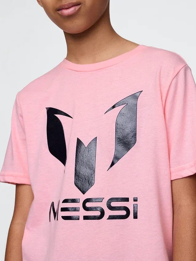 Camiseta infantil con estampado de Messi