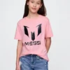Camiseta infantil con estampado de Messi