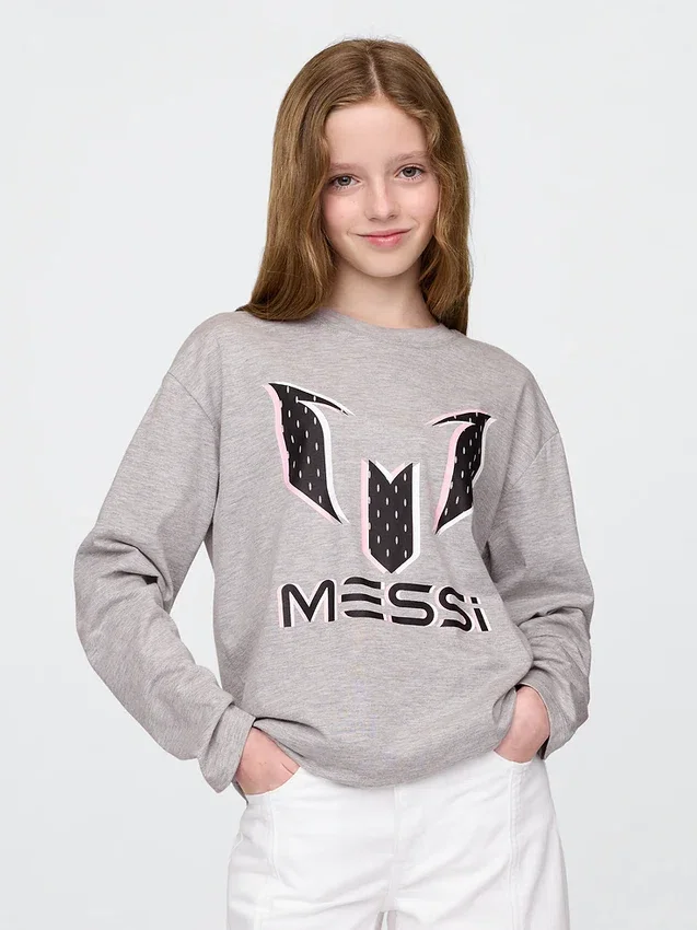 Camiseta infantil con estampado de Messi