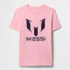 Camiseta infantil con estampado de Messi