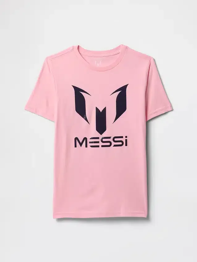 Camiseta infantil con estampado de Messi