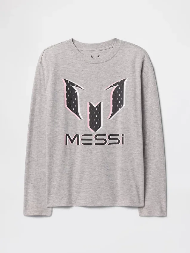 Camiseta infantil con estampado de Messi