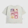 Camiseta infantil con estampado de rejilla de fideos Maruchan