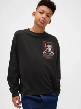 Camiseta infantil con estampado de «Stranger Things»