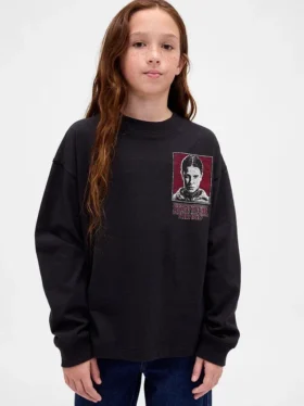 Camiseta infantil con estampado de «Stranger Things»