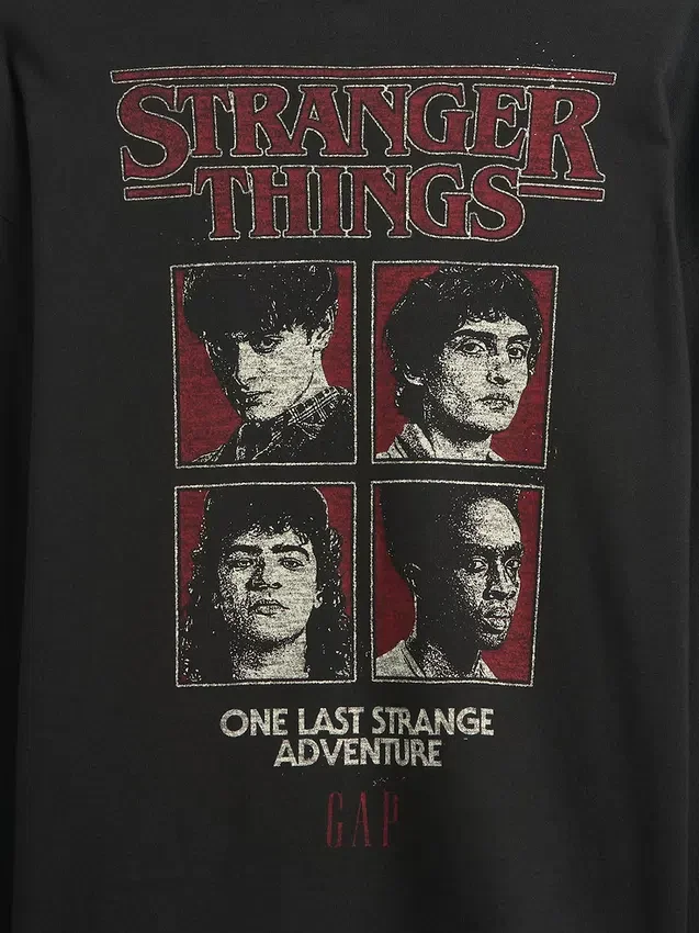 Camiseta infantil con estampado de «Stranger Things»