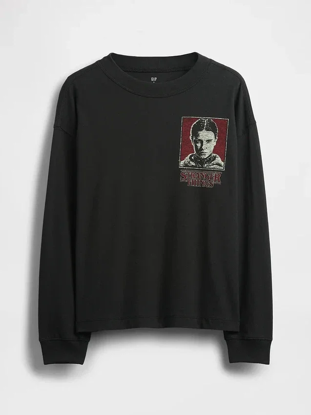 Camiseta infantil con estampado de «Stranger Things»