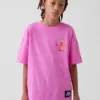 Camiseta infantil con estampado de Super Mario y corte holgado