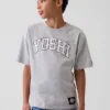 Camiseta infantil con estampado de Super Mario y corte holgado