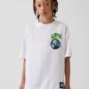 Camiseta infantil con estampado de Super Mario y corte holgado