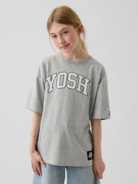 Camiseta infantil con estampado de Super Mario y corte holgado