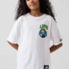 Camiseta infantil con estampado de Super Mario y corte holgado