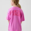 Camiseta infantil con estampado de Super Mario y corte holgado