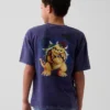 Camiseta infantil con estampado de Super Mario y corte holgado