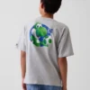 Camiseta infantil con estampado de Super Mario y corte holgado
