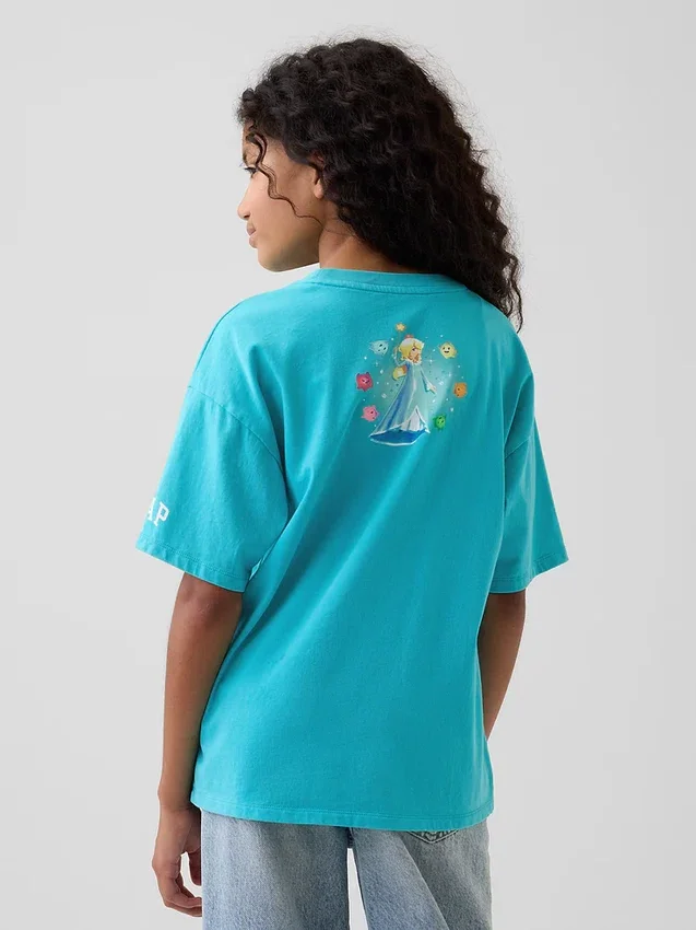 Camiseta infantil con estampado de Super Mario y corte holgado