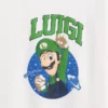Camiseta infantil con estampado de Super Mario y corte holgado