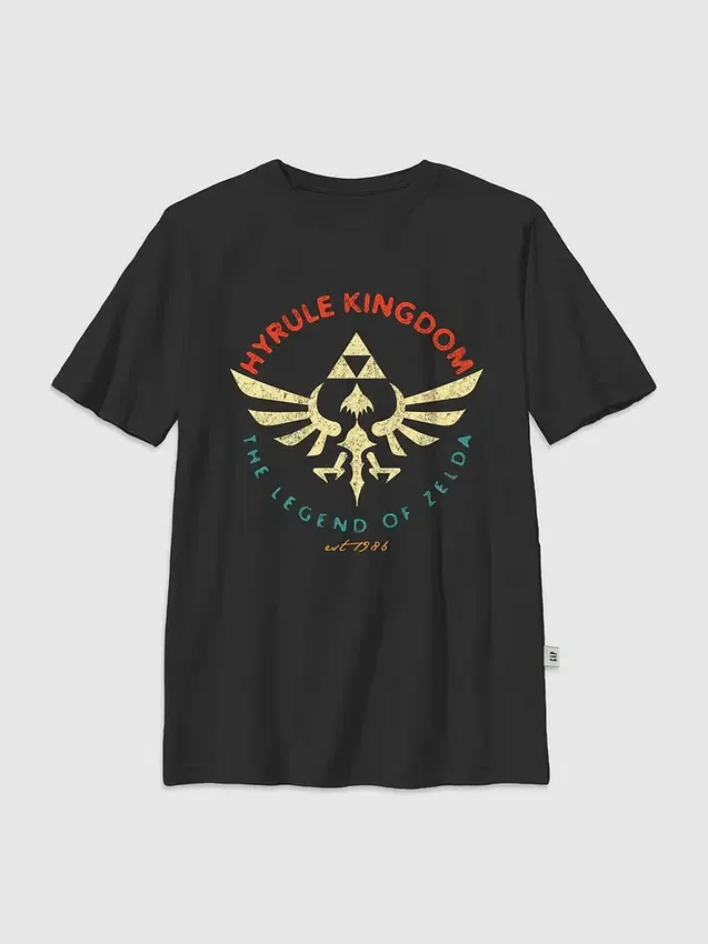 Camiseta infantil con estampado de «Zelda: El Reino de Hyrule» de Nintendo