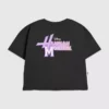 Camiseta infantil con estampado del logotipo «Glam» de Hannah Montana