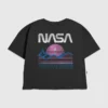 Camiseta infantil con estampado espacial en tonos pastel de la NASA