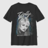 Camiseta infantil con estampado extragrande de Dolly Parton con retrato de guitarra