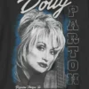Camiseta infantil con estampado extragrande de Dolly Parton con retrato de guitarra
