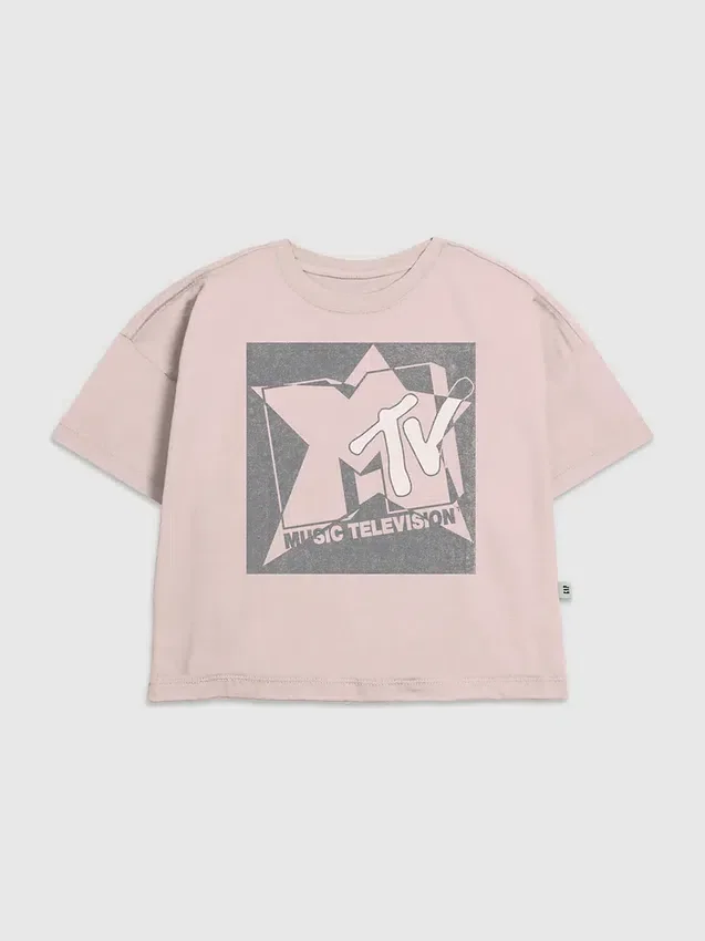 Camiseta infantil con estampado «Grunge Star» de MTV