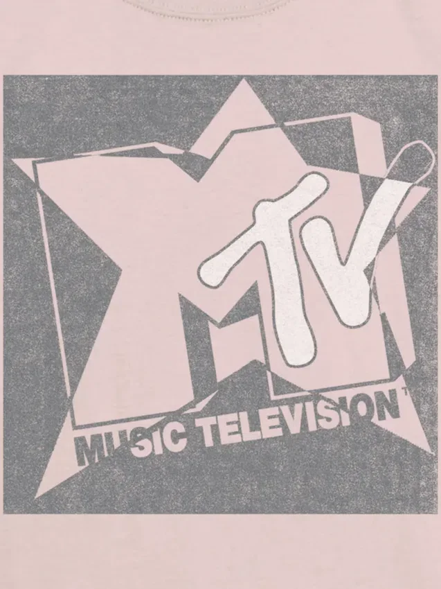 Camiseta infantil con estampado «Grunge Star» de MTV