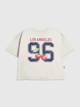Camiseta infantil con estampado «La 96»