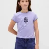 Camiseta infantil con estampado «La pesadilla antes de Navidad» de Tim Burton, de GAP × Disney, con corte entallado