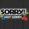Camiseta infantil con estampado «Sorry»