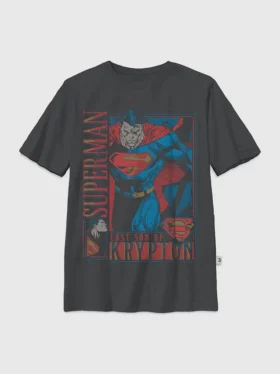 Camiseta infantil con estampado «Superman Retro»
