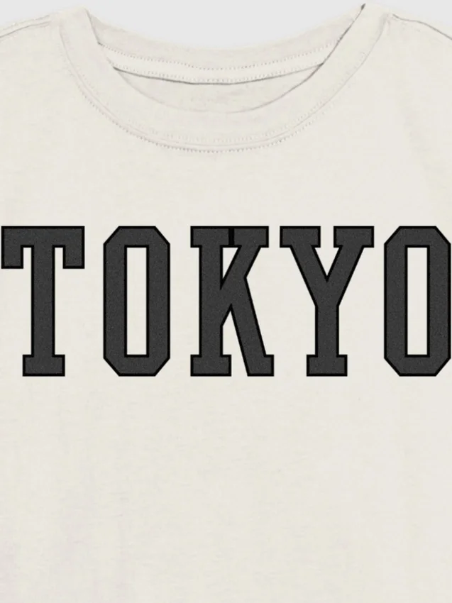 Camiseta infantil con estampado «Tokyo Bold»
