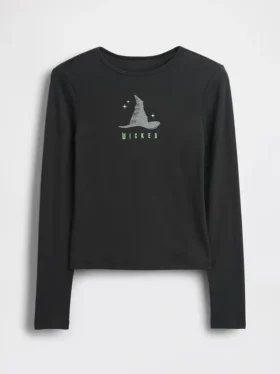 Camiseta infantil con estampado «Wicked»