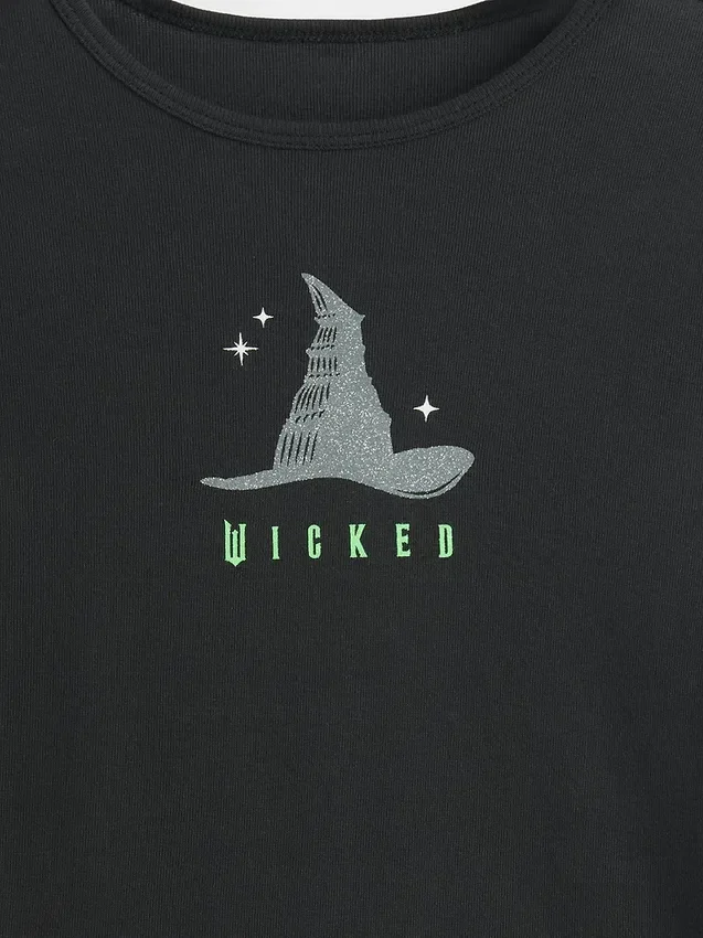 Camiseta infantil con estampado «Wicked»