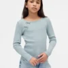 Camiseta infantil con lazo de punto elástico