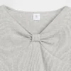 Camiseta infantil con lazo en el cuello